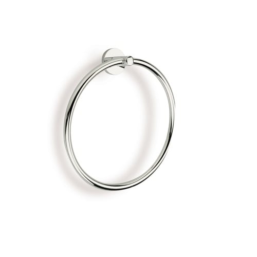 Round Chrome or Satin Nickel Towel Ring StilHaus ME07